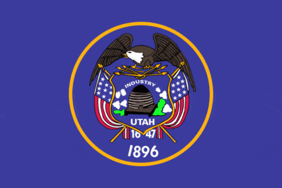 bandera del estado, Utah