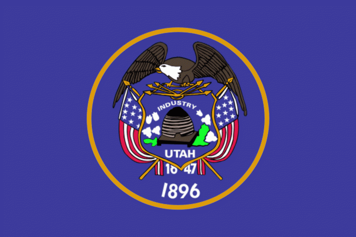 državne zastave, Utah