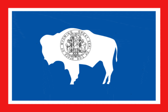 lá cờ tiểu bang, Wyoming