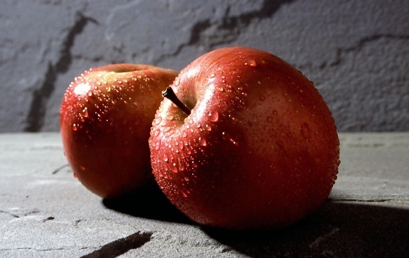 red apple, fruits
