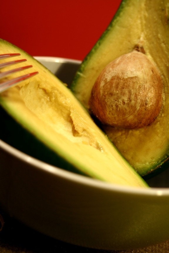 Free picture: avocado, fruit, half slicee, kernel, seed