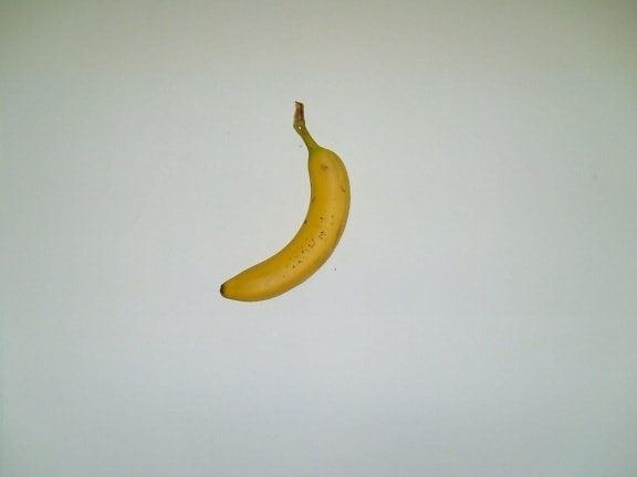 Banana, owoc, białe tło