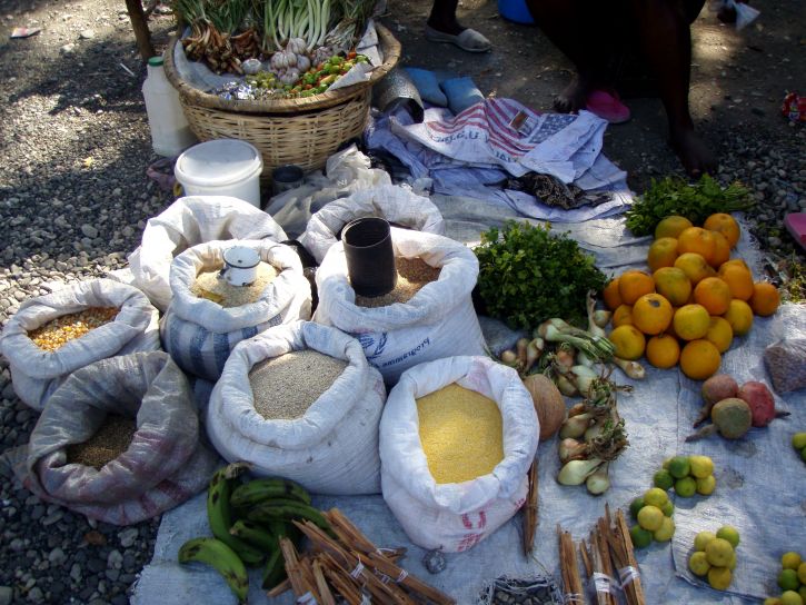 säckväv, frukt, grönsaker, säckar, olika, korn, försäljning