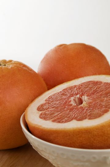 grapefrugt, fantastisk, kilde, vitamin, vitamin