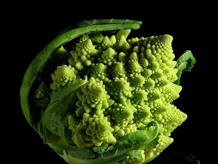 Romanesco, bông cải xanh, fractals