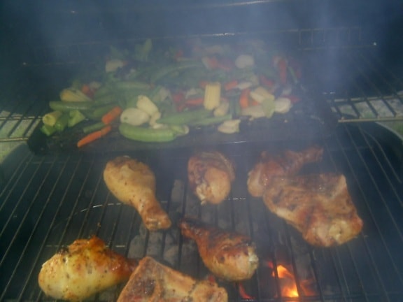 grilled, chickens