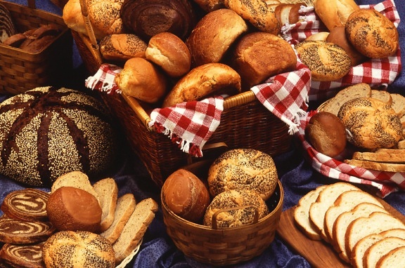 roti, makanan, integral, tepung, roti, kue