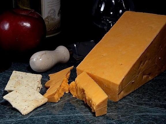 red, leicester, cheese