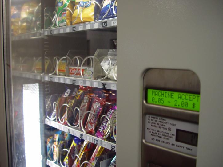 żywności, automatów do sprzedaży, maszyna