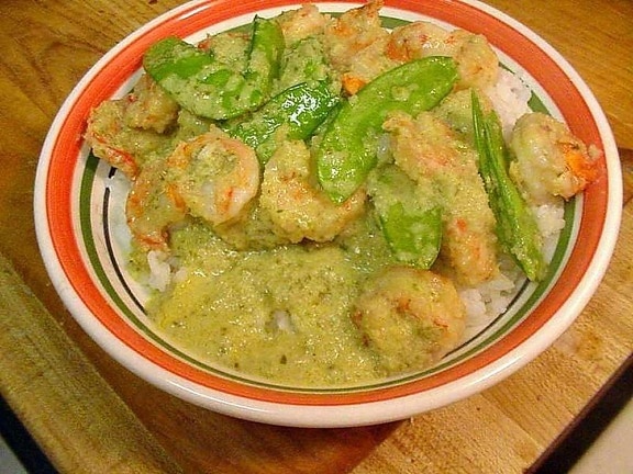 green, thai, chili, cooking, food, shrimp