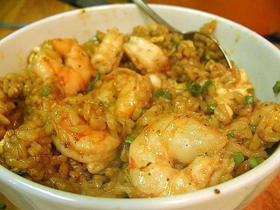 prawn, fried, rice, shrimp, bowls