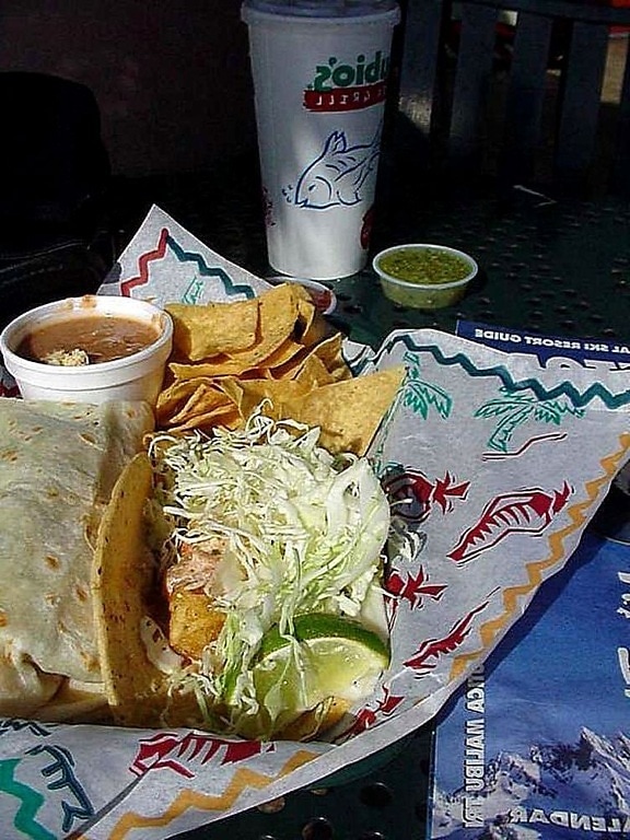 rubios, hal taco, élelmiszer, mexikói, salsa