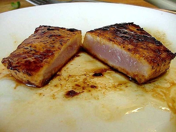 tuna, plate
