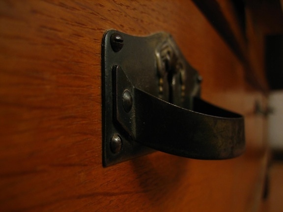 chest, drawer, lock, metal, wood, view