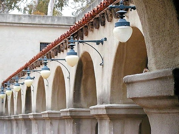 arcos, lámparas