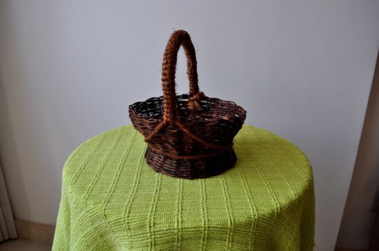 brown, decorative, wicker, baskets