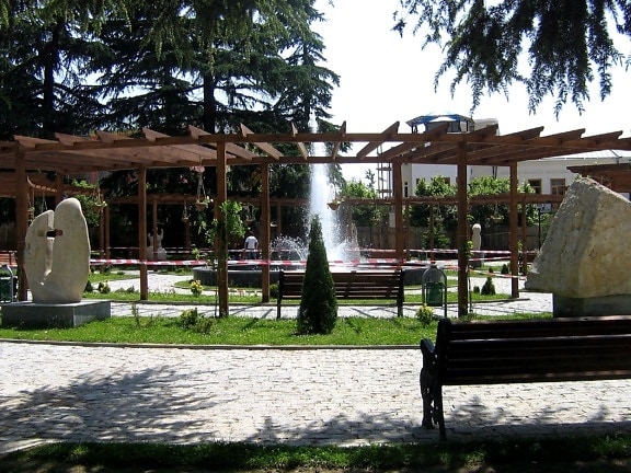 город, Грузия, демонстрирует, преимущества, передачи, собственность, местные, муниципалитеты, Габашвили, парк