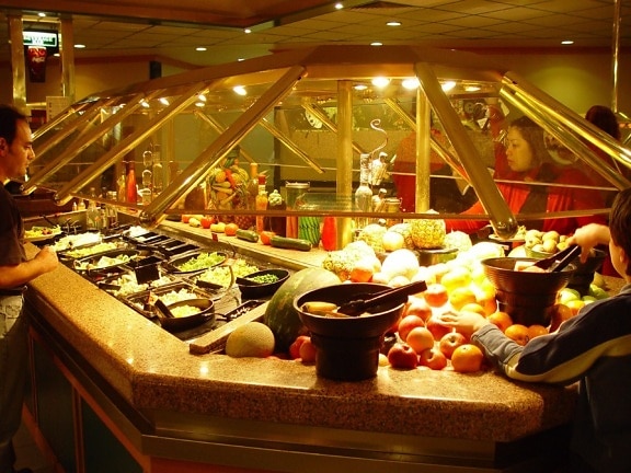 Restaurantul, interior
