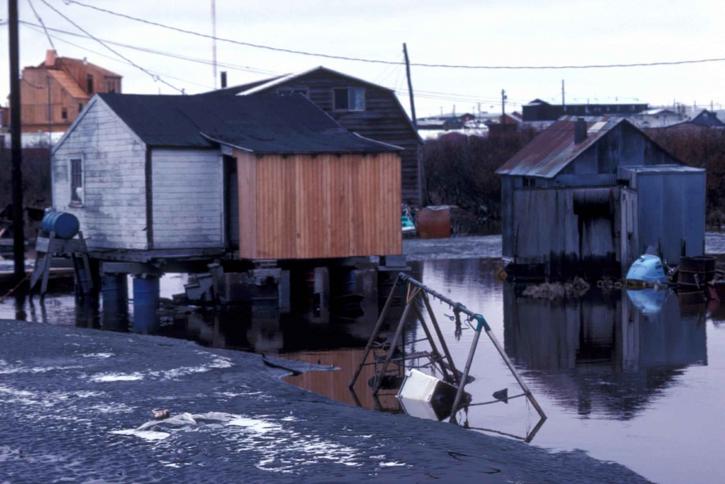 Bethel, landsby, oversvømmelser
