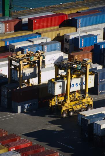 container, port