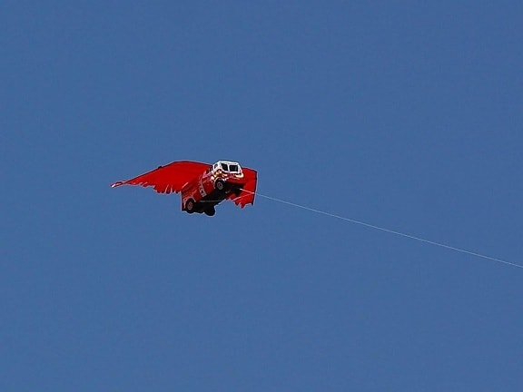 kite, flying
