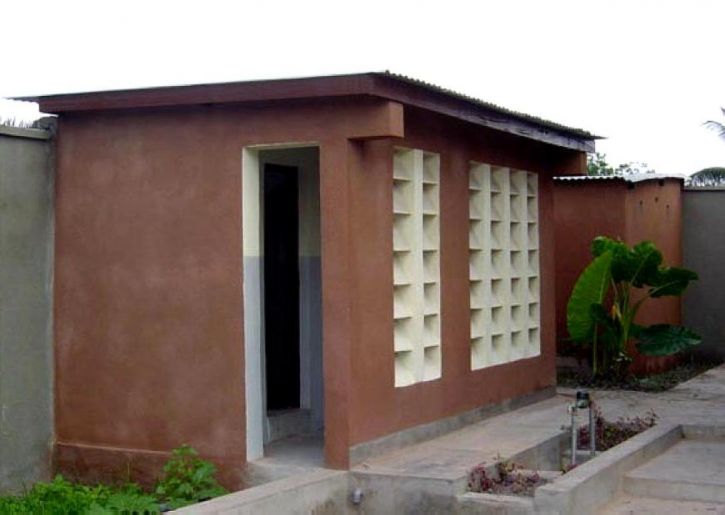 new, latrines, school children