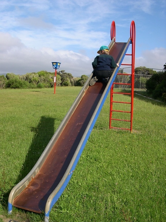 playground, slide