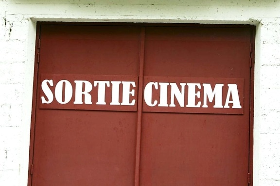 sortie, cinema