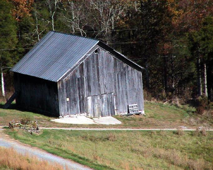 stodola, hill, jihozápad, Virginia
