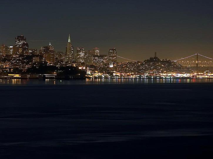 Сан-Франциско, skyline, затока