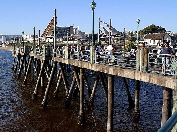 piers, fishing, fishermen