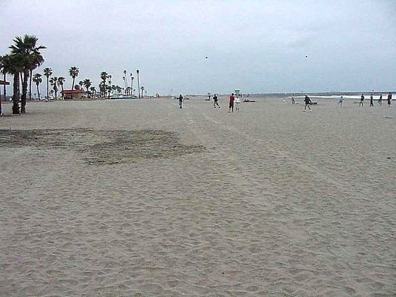 piasek, plaża, ocean