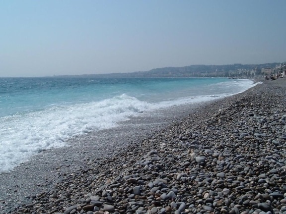stony, beach
