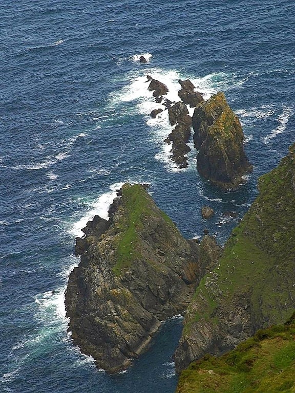 cliffs, ireland, nature