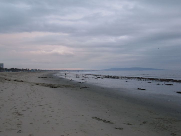 costa, Santa Monica, spiaggia