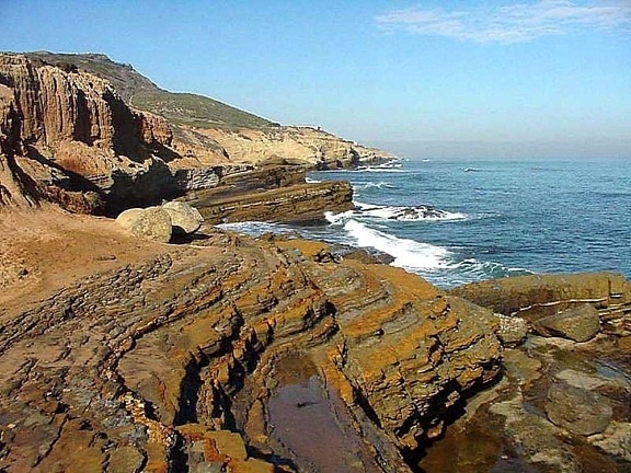 ocean, waveson, rocks