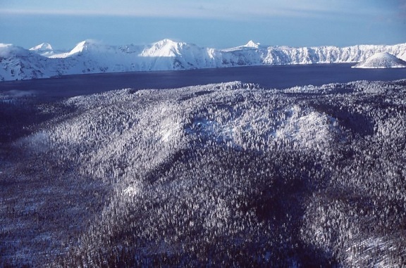 κρατήρας, λίμνη, λίμνη κρατήρας, εθνικό πάρκο, Όρεγκον