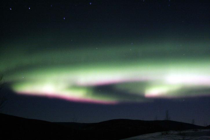 nacht, landschap, noorderlicht, scenic, aurora, borealis