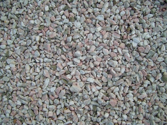 small, pebbles