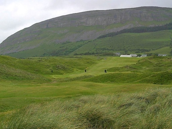 irlande, golfeurs, Knocknara