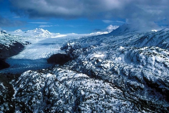 glacier, à l'ouest, Cook, Inlet, en Alaska