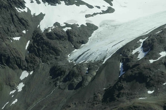 verschneit, Gletscher, Berge