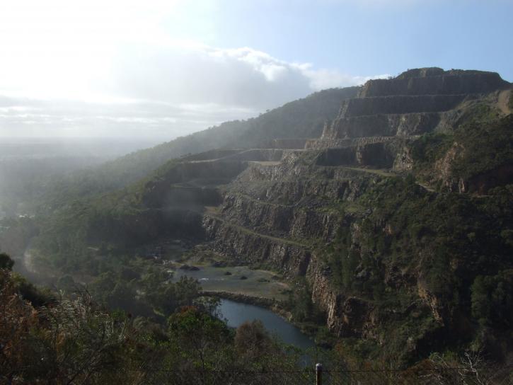 cava, Adelaide, colline, in Australia