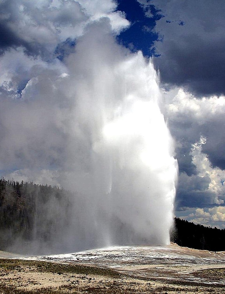 Free picture: old, faithful, geyser