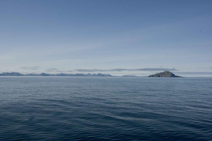 Алеутски острови, океан, вода