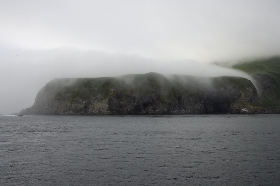 chagulak, sziget, Alaszka, tengeri, a vadonban, a menedék