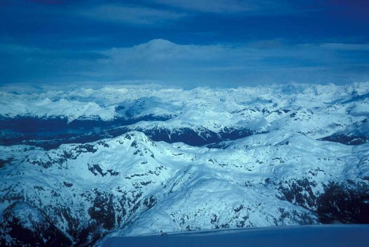 Chugach, βουνό, αεροπλάνο, γραφικό