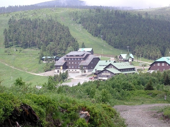 montagne, village