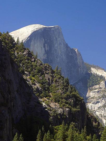 munte, cupola, Yosemite, fluxuri