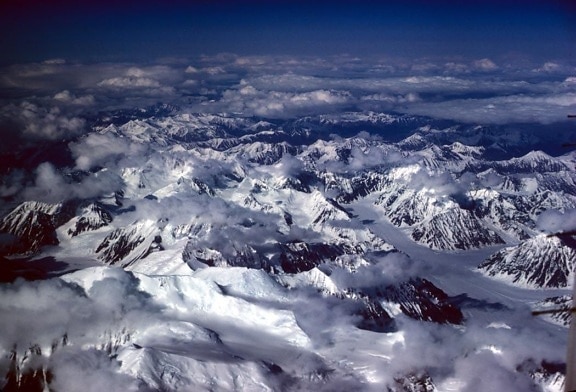 Alaska, gama, la perspectiva aérea